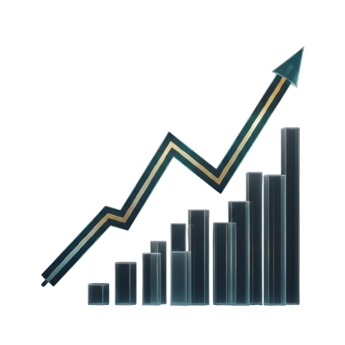 Scale & Growth 3D Illustration